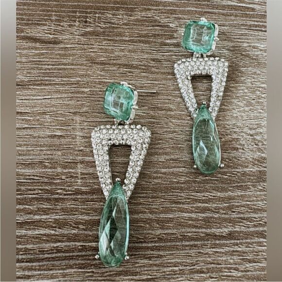 Statement drop earrings N401 - Picture 2 of 4